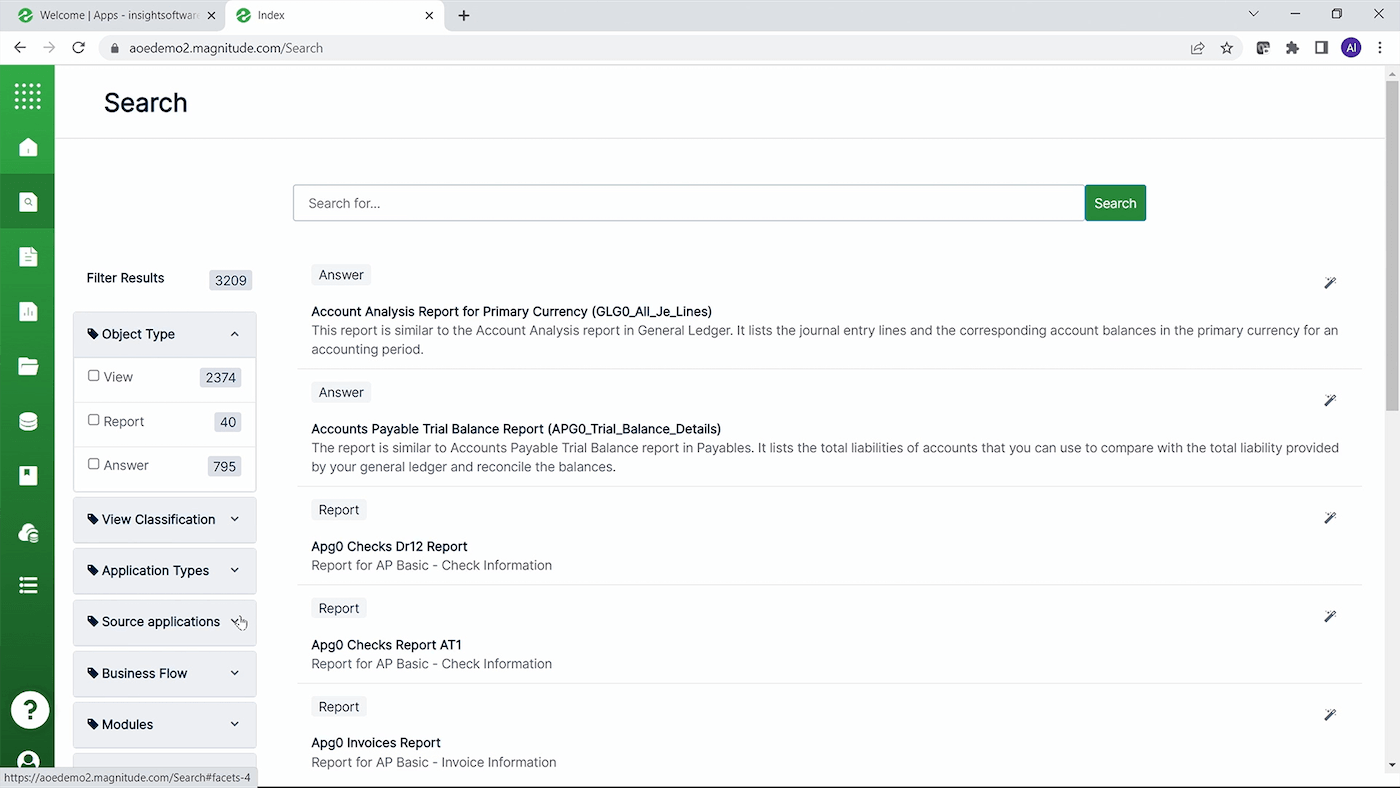 Angles Enterprise For Oracle Updated Screenshot