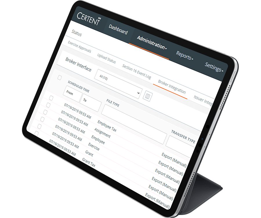 Certent Equity Management Open Platform Connectors (1)