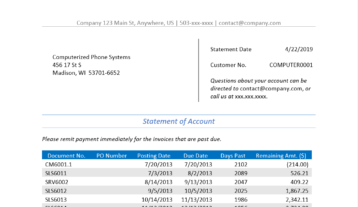 Gp068 Jet Reports Statement Of Account In Word