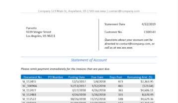 Nb111 Jet Reports Statement Of Account In Word