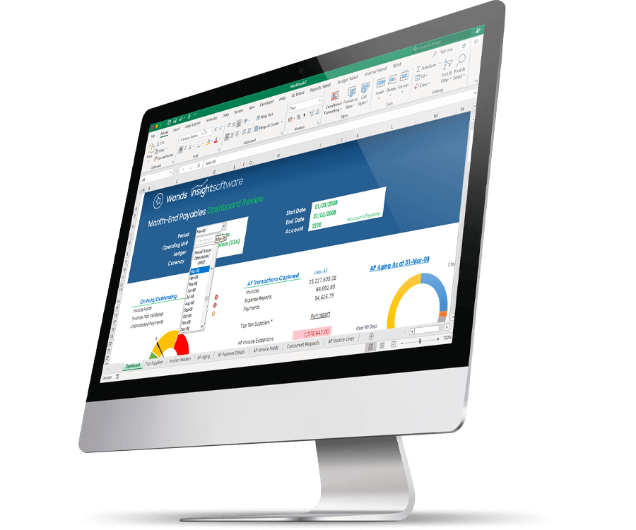 Oracle EBS Reporting Dashboard